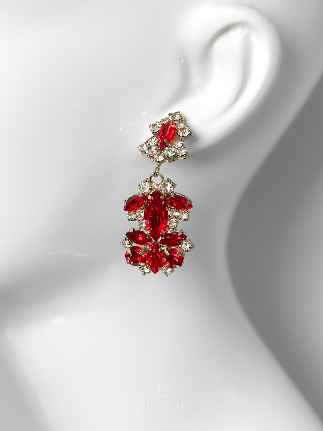 Aretes Rojo