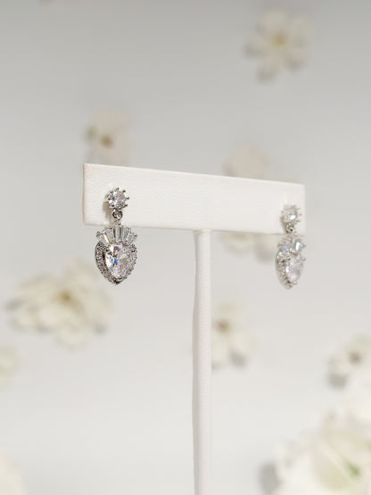 Aretes Reina Zirconia