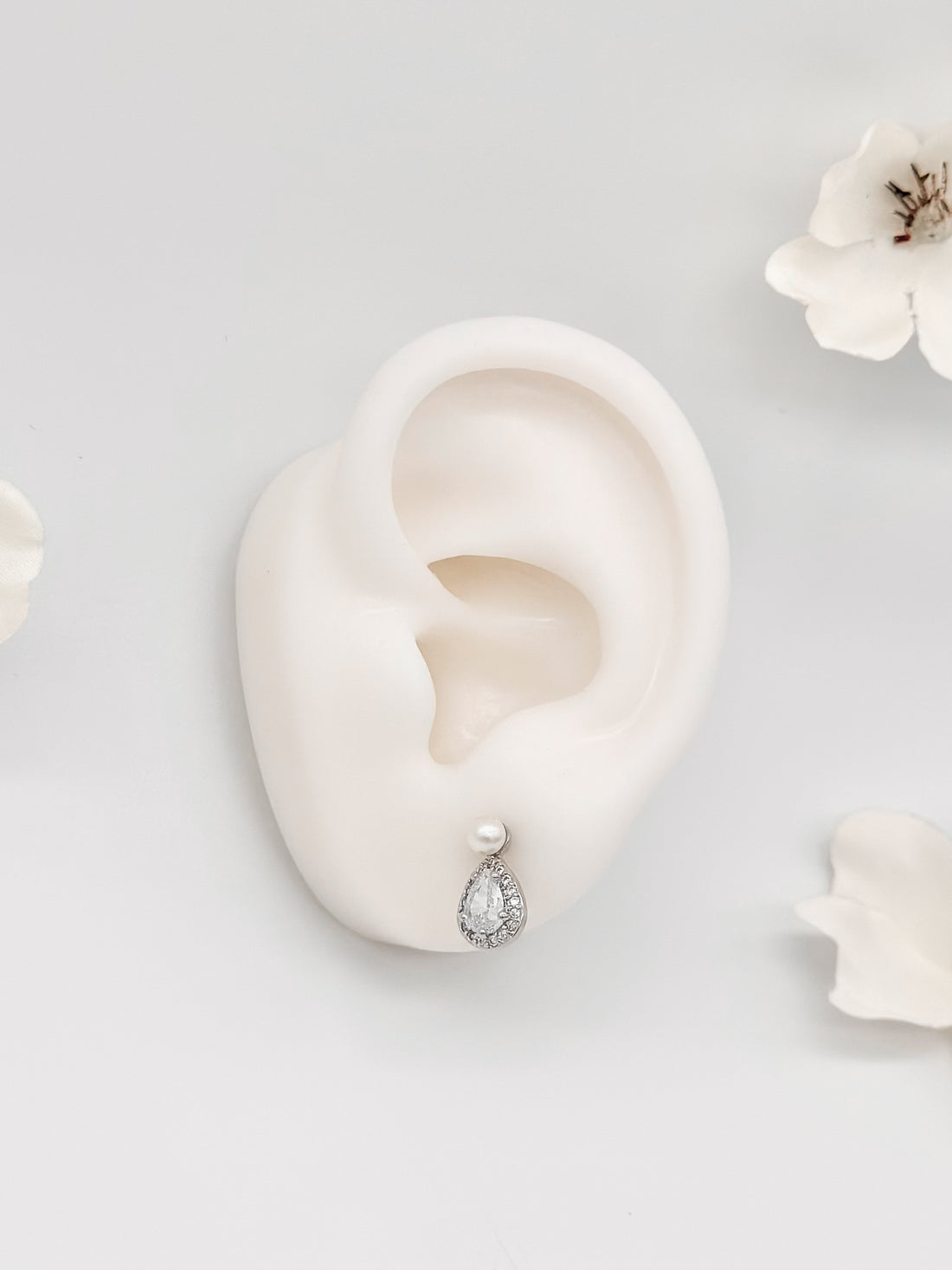 Aretes Perla Gota