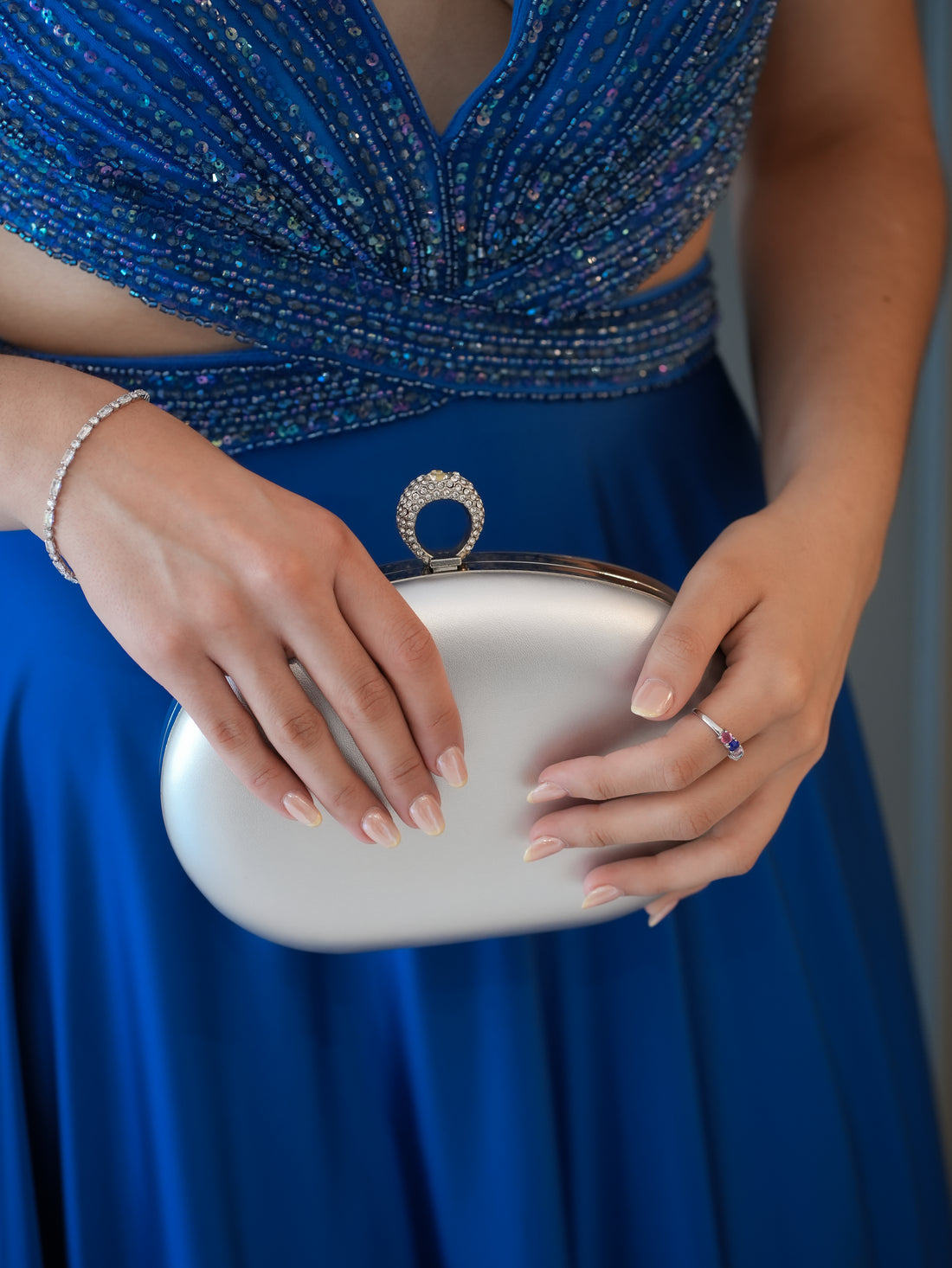 Bolso Anillo - Plateado