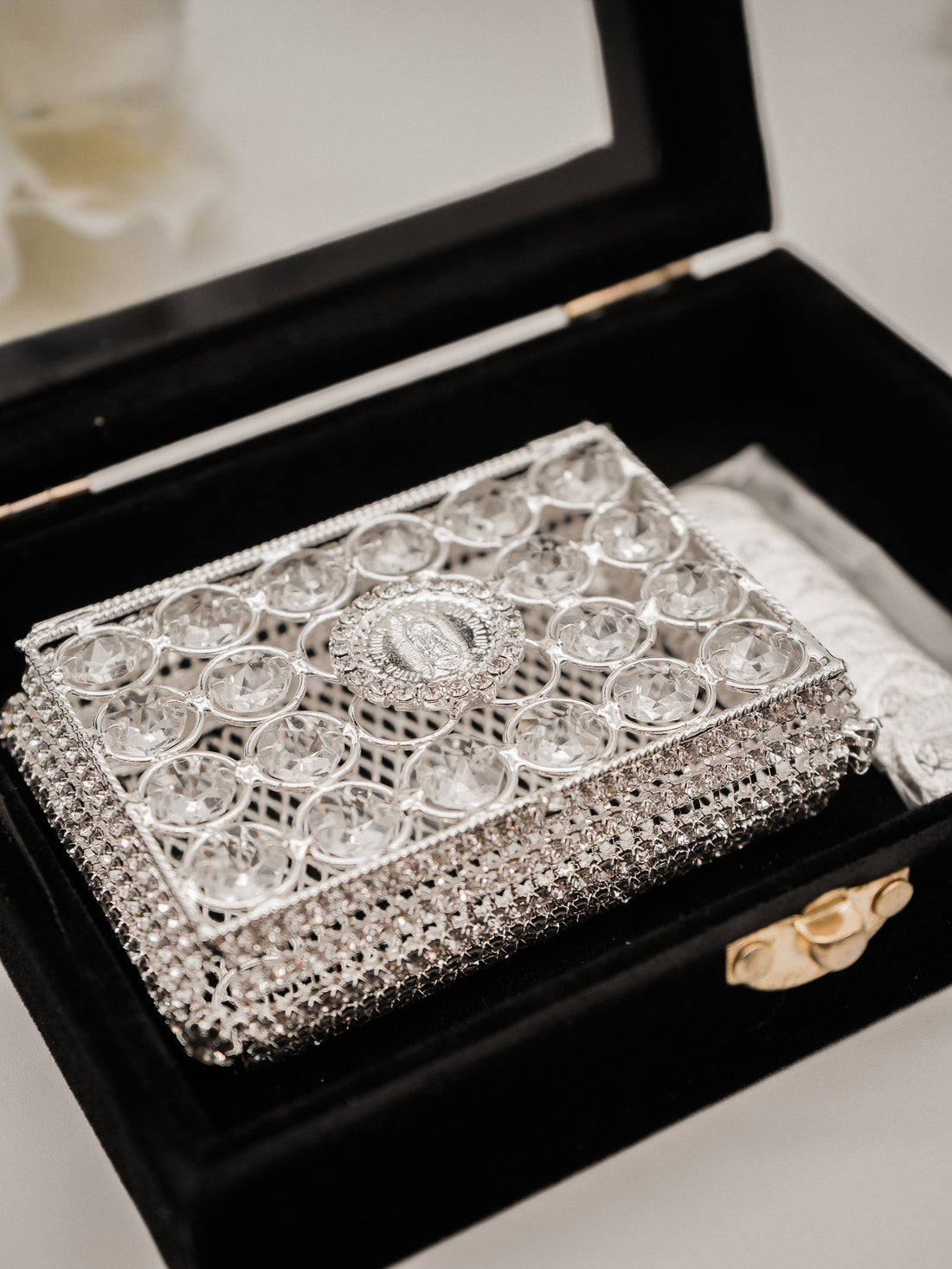 Estuche Arras Guadalupe - Plateado