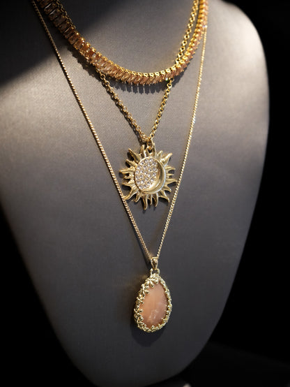 Collar Gota Piedra - Nude
