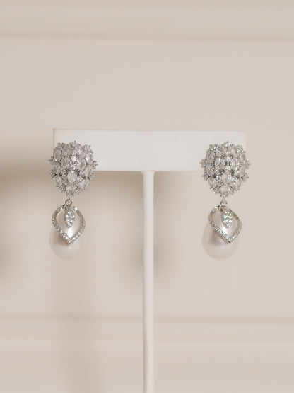Aretes Perla Gota Grande