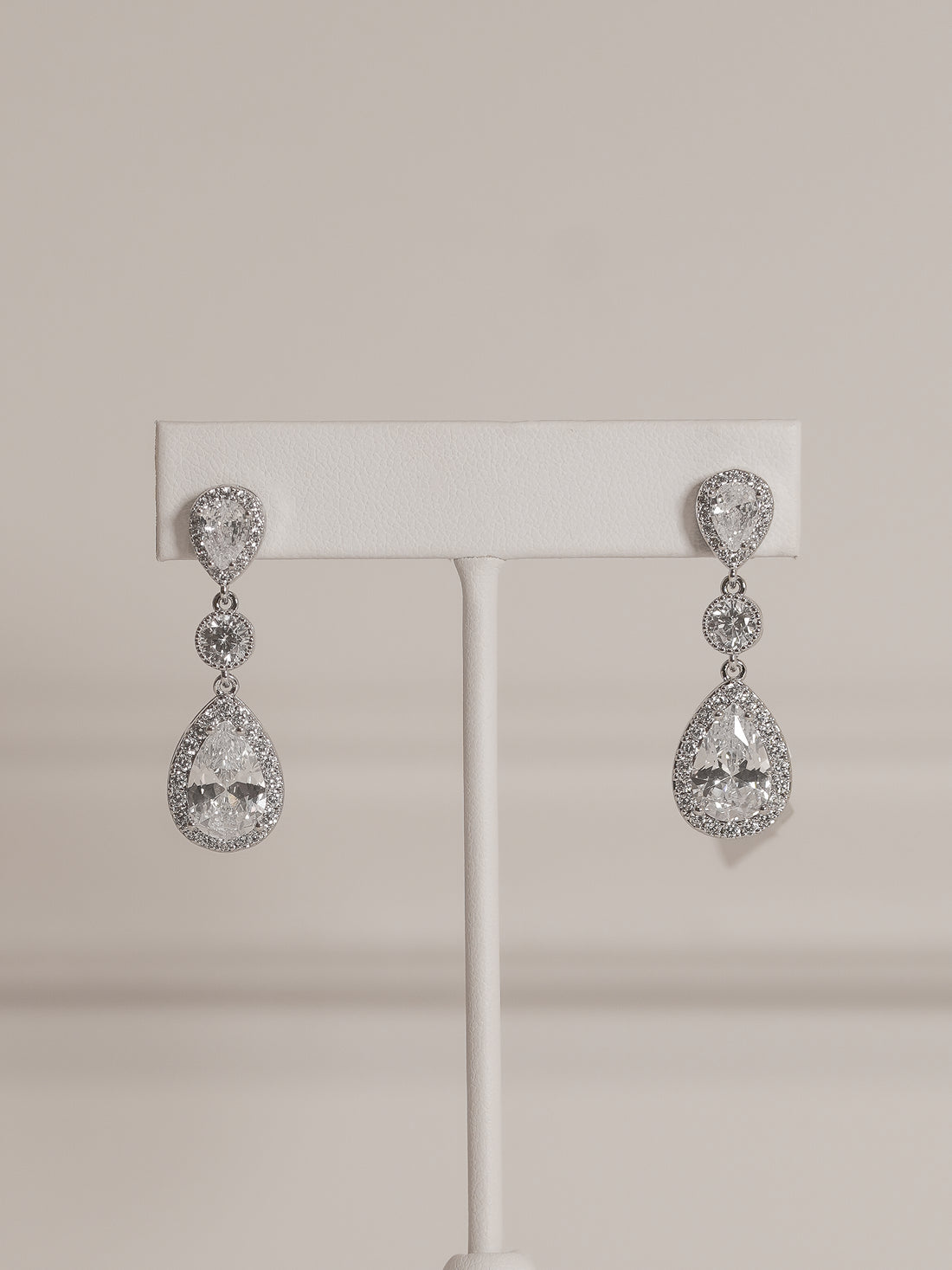 Aretes Gota Zirconia