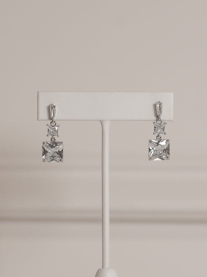 Aretes Barra y Cuadro