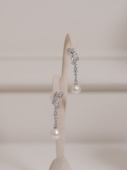 Aretes Lazo Perla