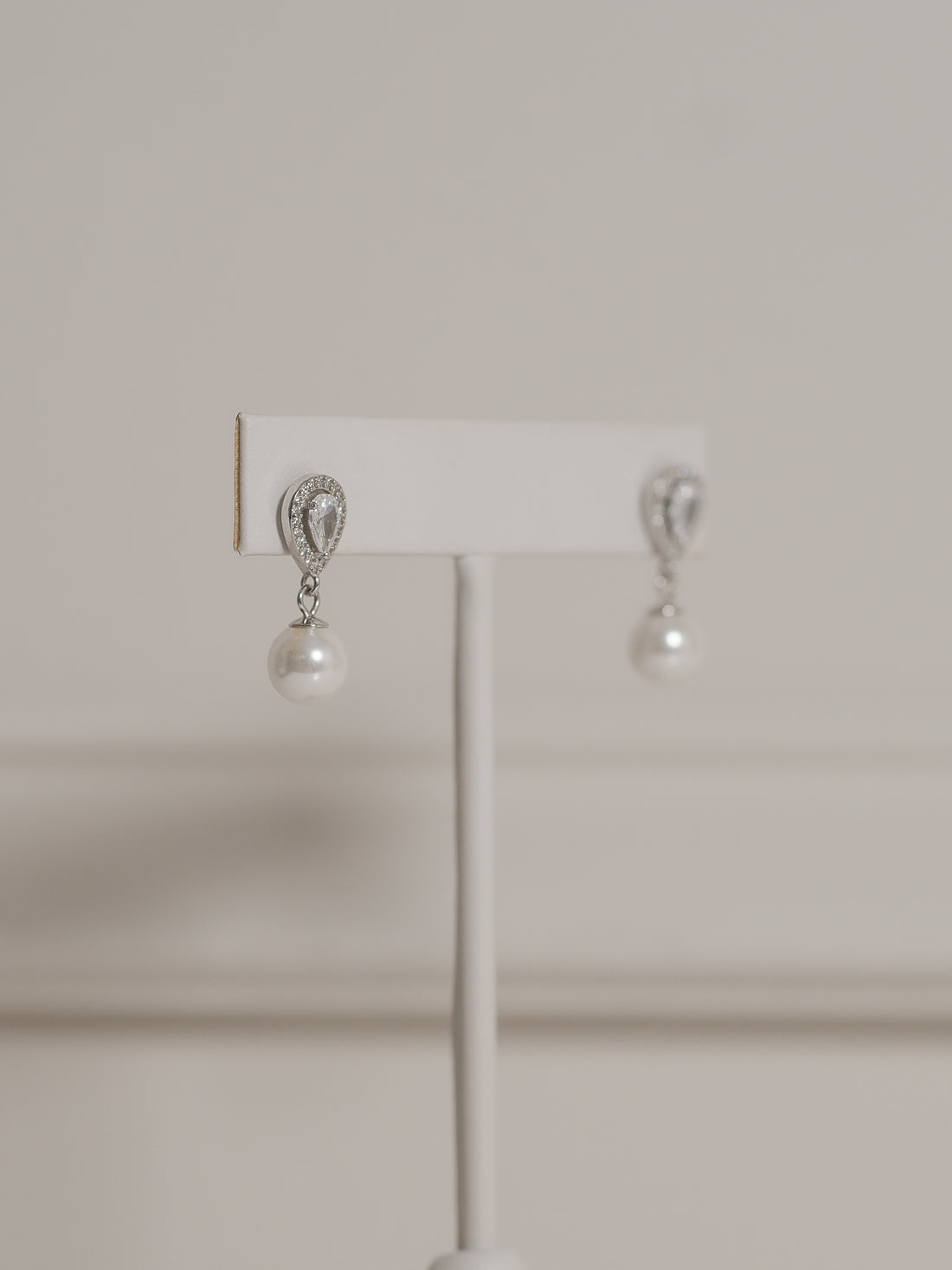 Aretes Gota Perla