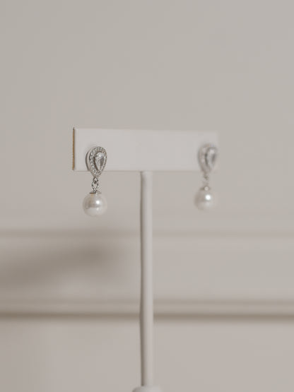 Aretes Gota Perla