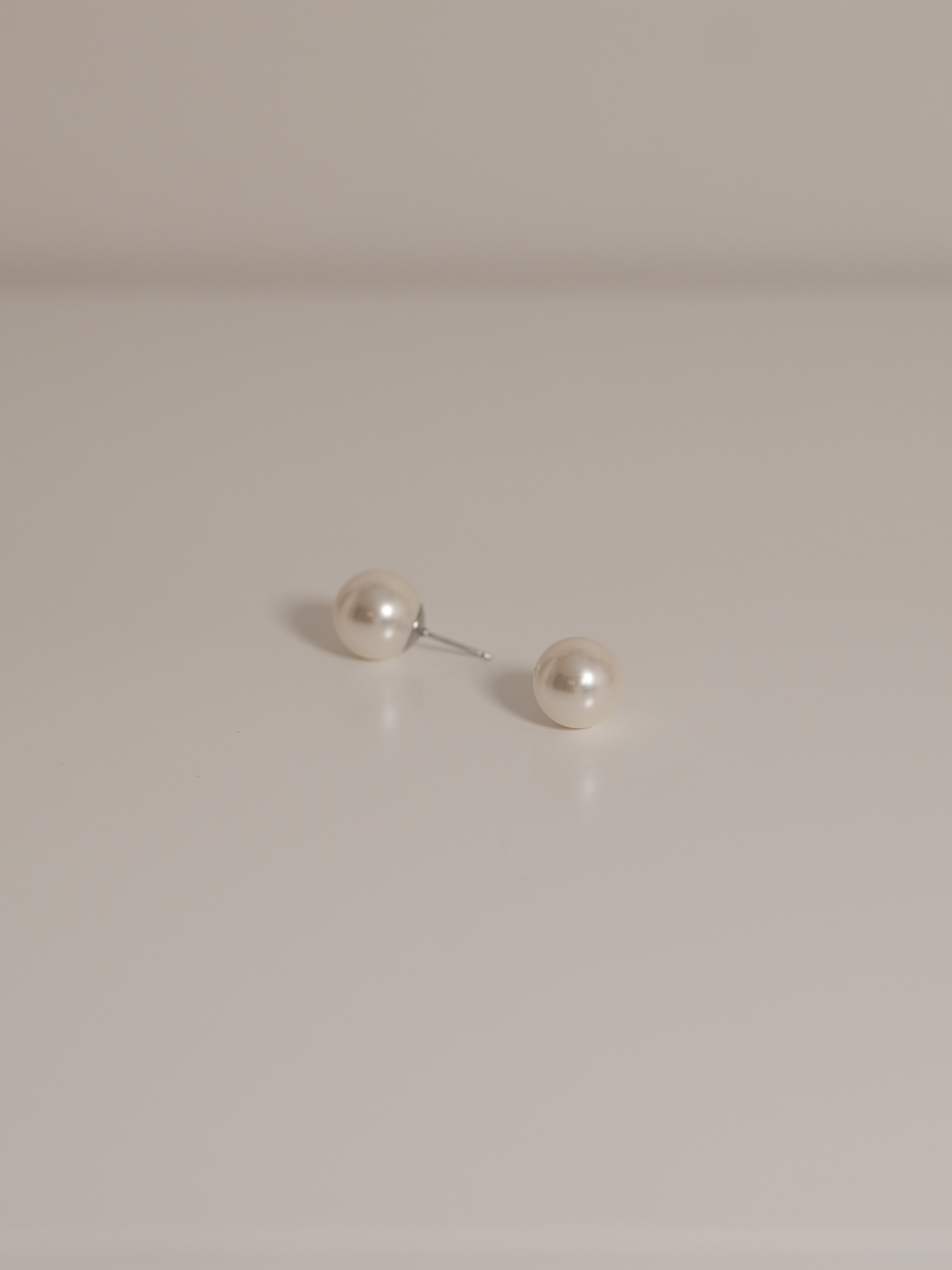 Aretes Bola Perla 12 mm