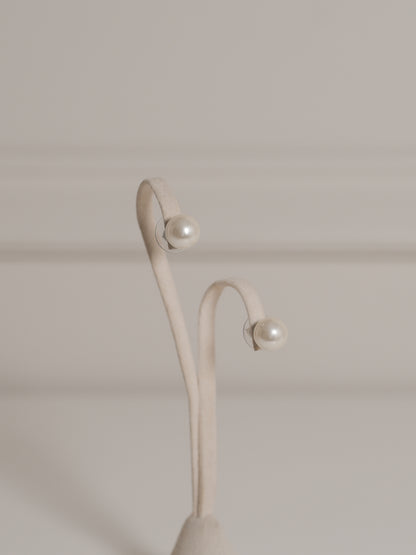 Aretes Bola Perla 10 mm