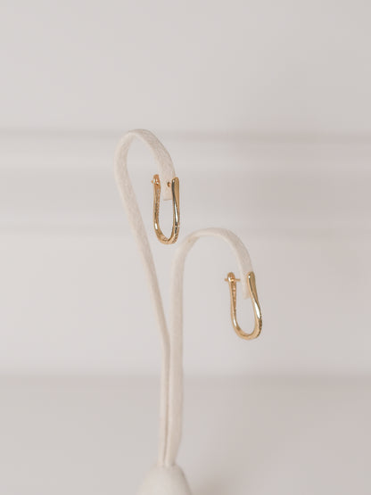 Aretes Curva Zirconias