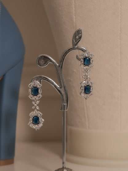 Aretes Rectángulo Gotas Contorno