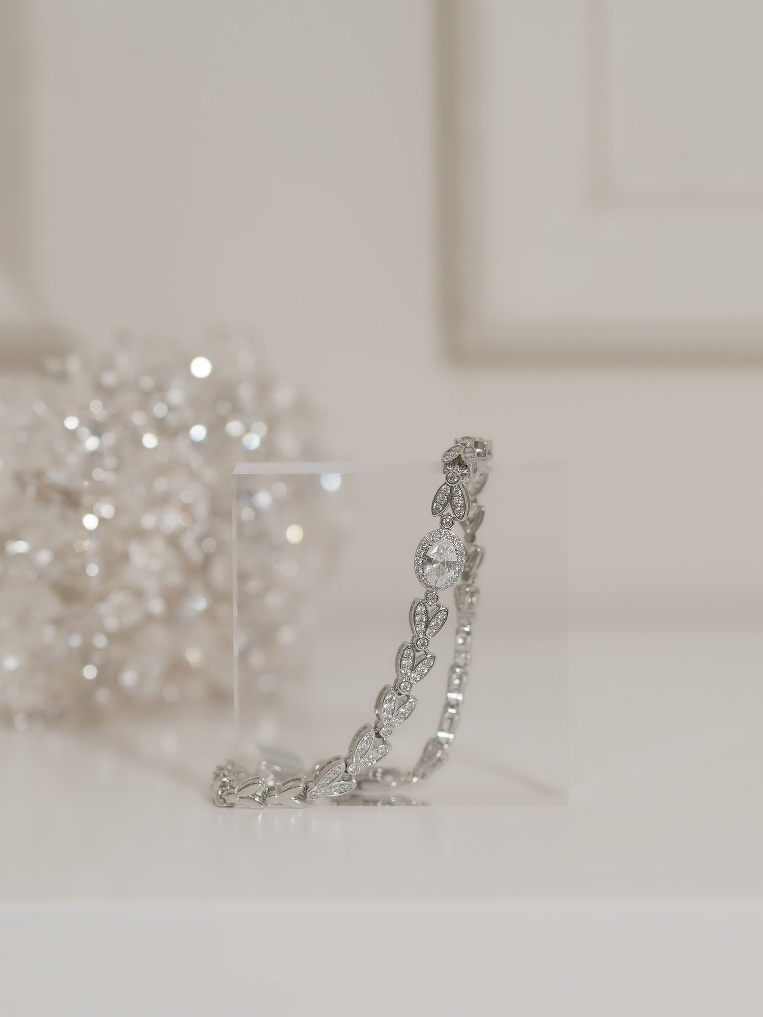 Pulsera Óvalo Hojas