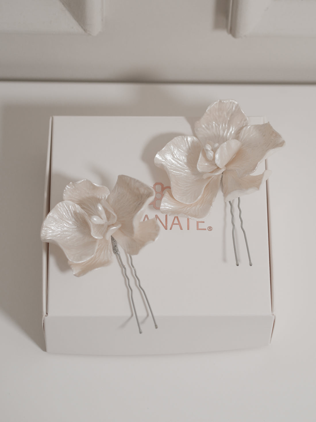 Dúo Horquillas Orquídeas - Grande