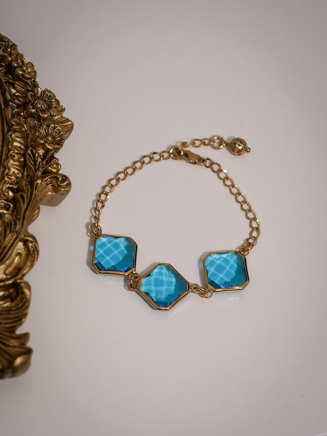 Pulsera Rombos Azul