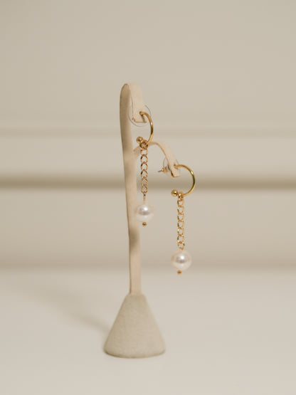 Aretes Perla Swarovski