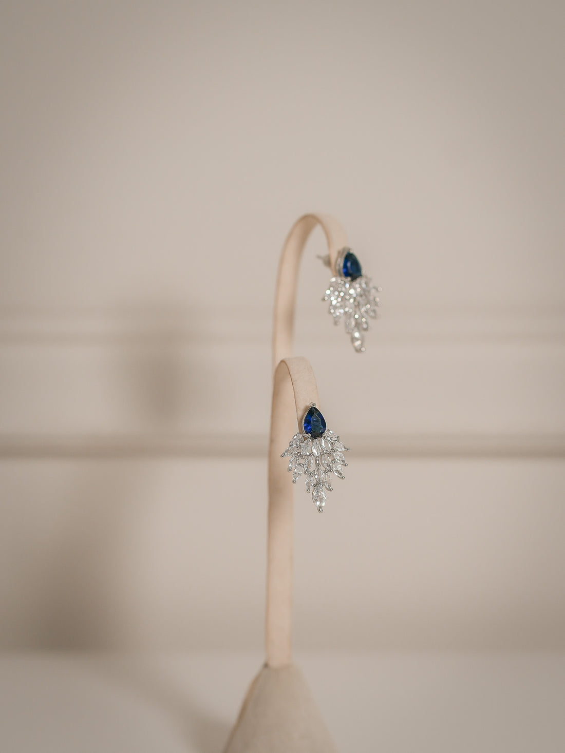 Aretes Marquises Gota Zafiro