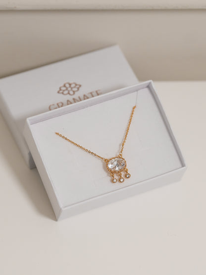 Collar Oval con Dijes