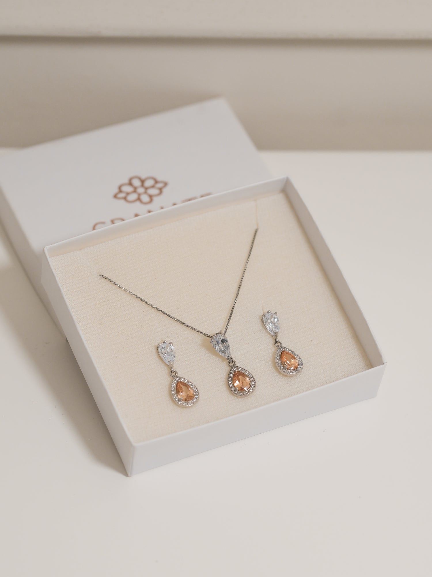 Juego Gota Brandy de Plata
