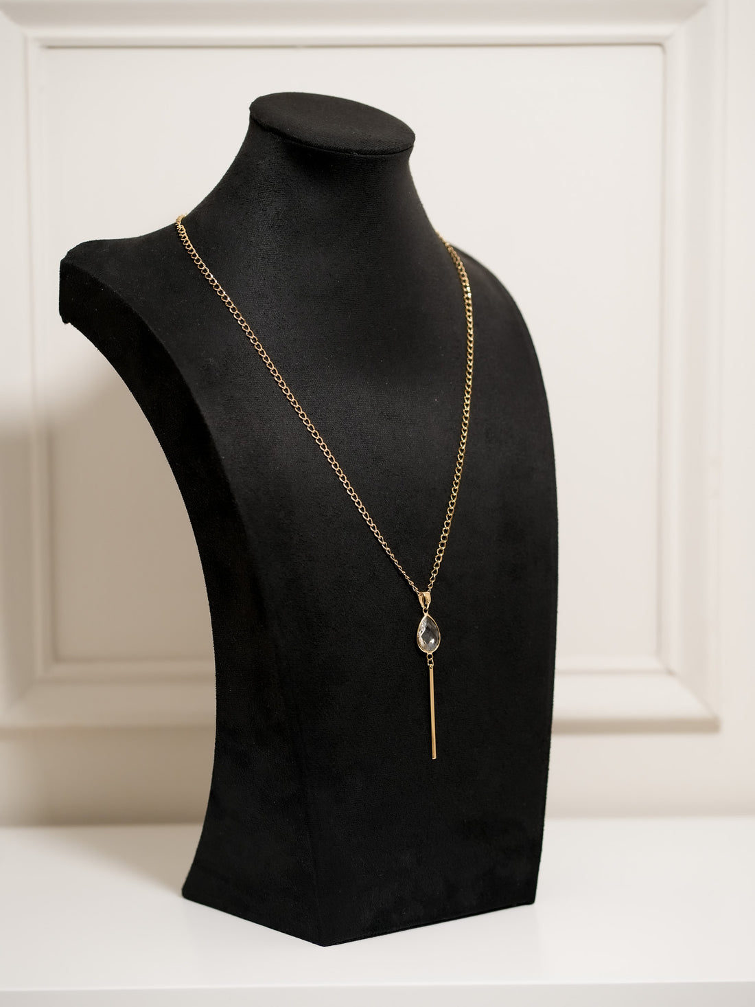 Collar Largo Gota Barra