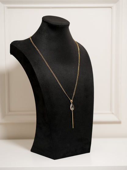 Collar Largo Gota Barra