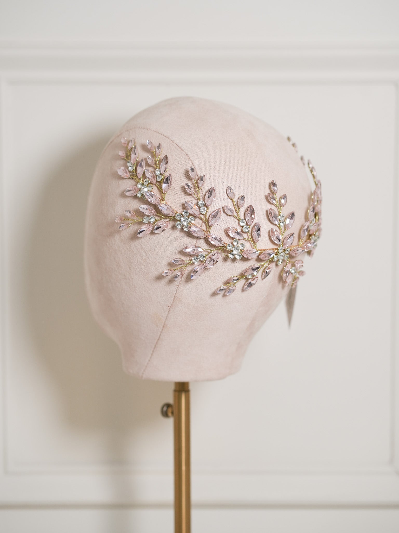 Tocado Lía Rosa