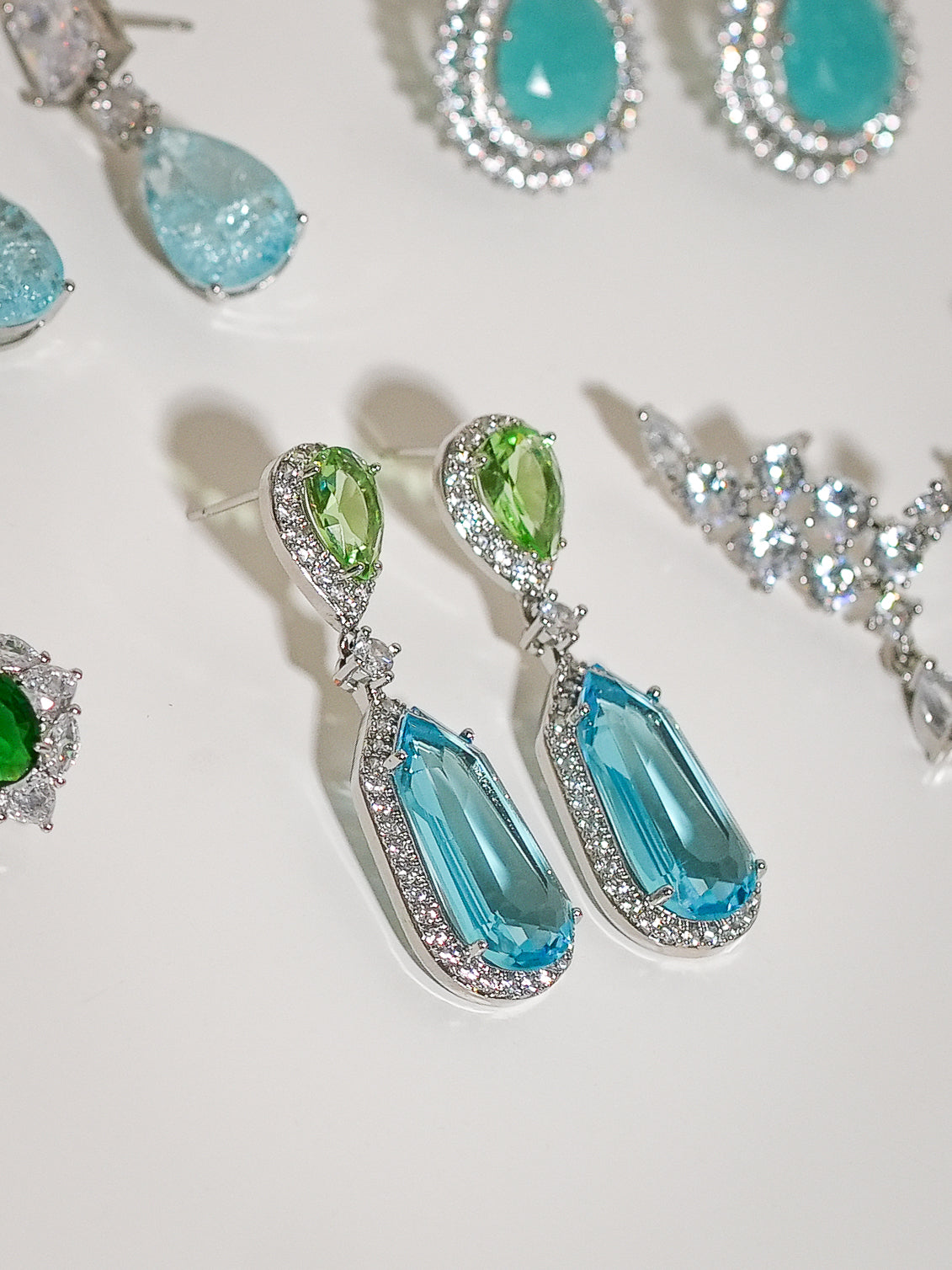 Aretes Péndulo Aqua
