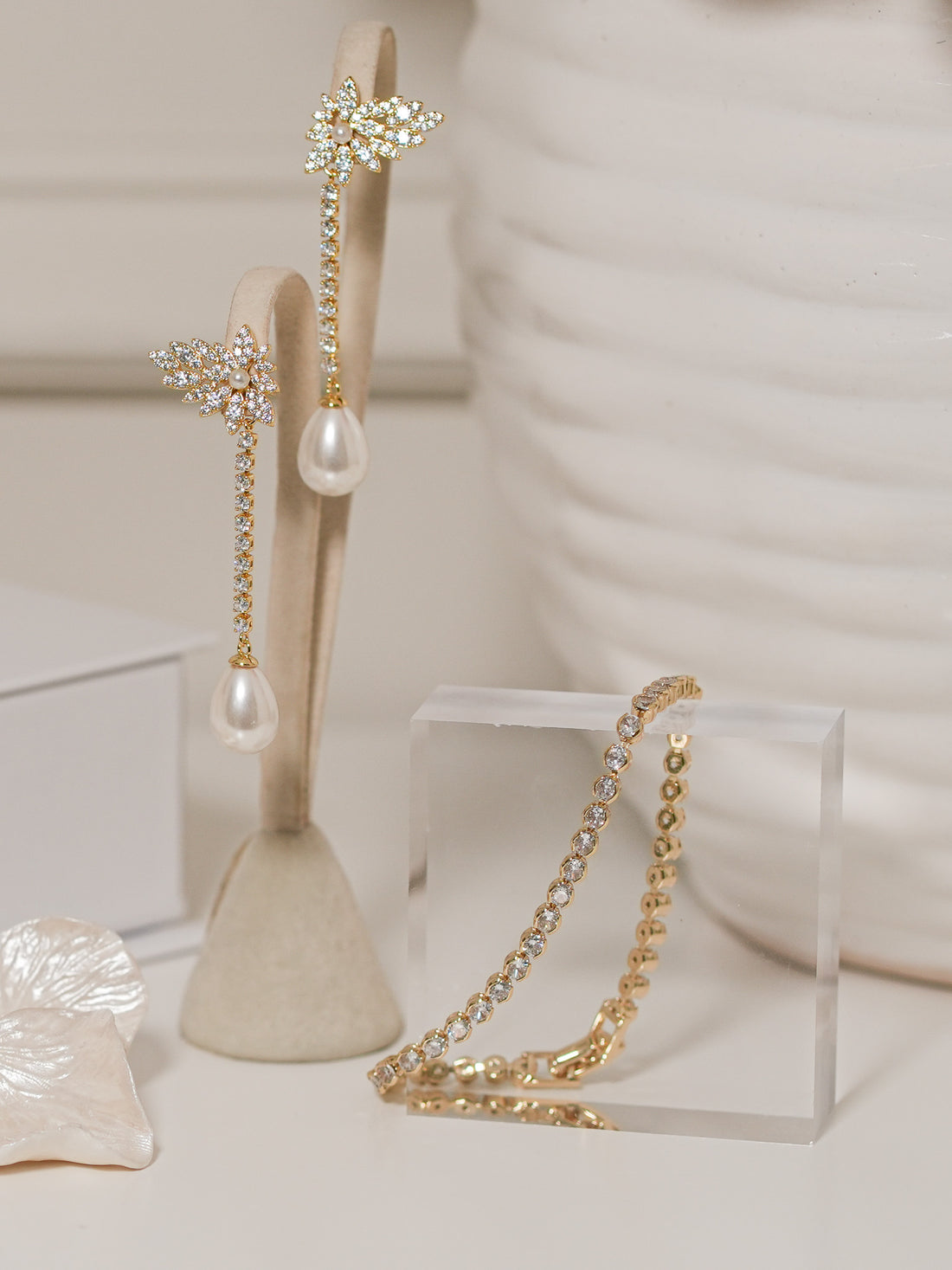 Pulsera Tennis Delgada - Dorado