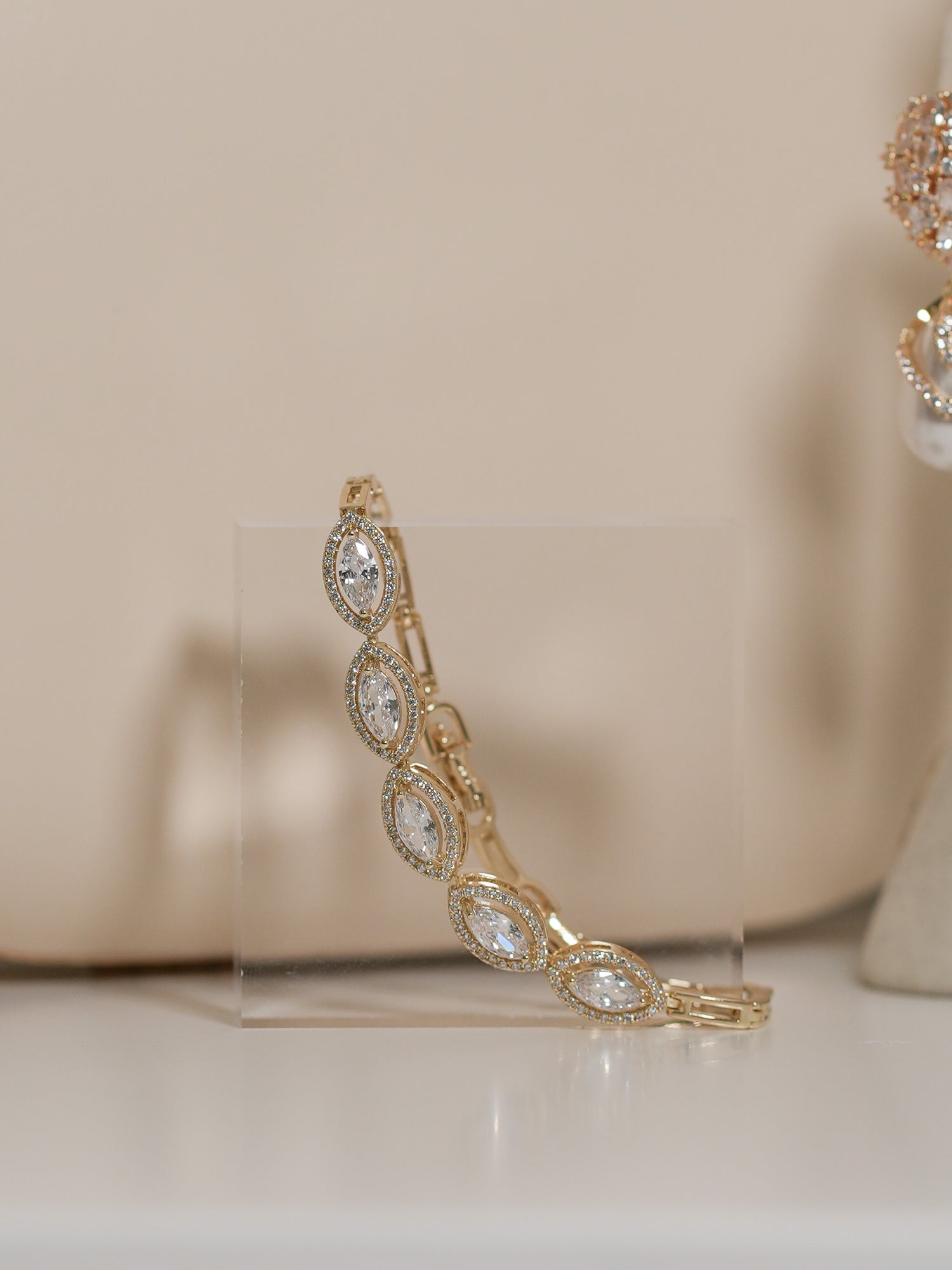 Pulsera 5 Marquises Halo