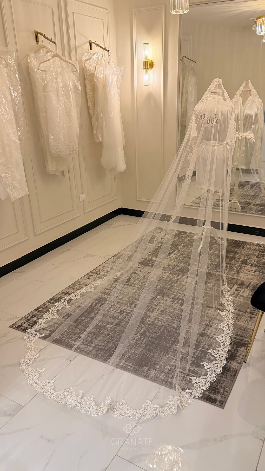 Velo Madrid Pedrería 3 m