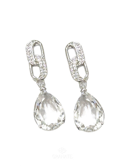 Aretes Eslabón Gota
