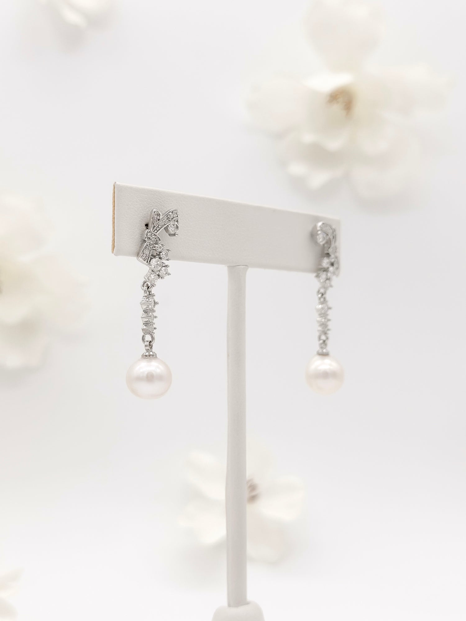 Aretes Lazo Perla