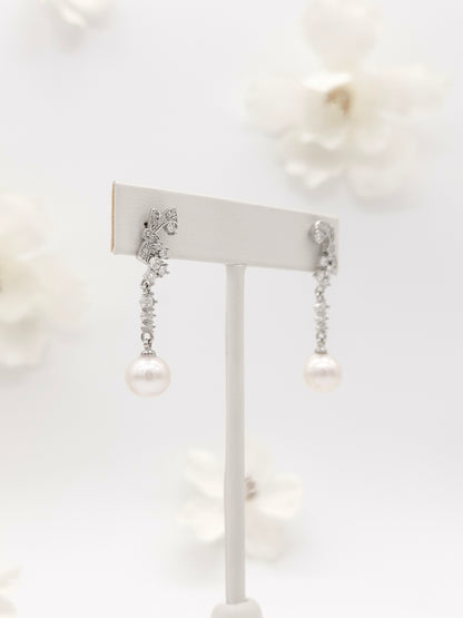 Aretes Lazo Perla