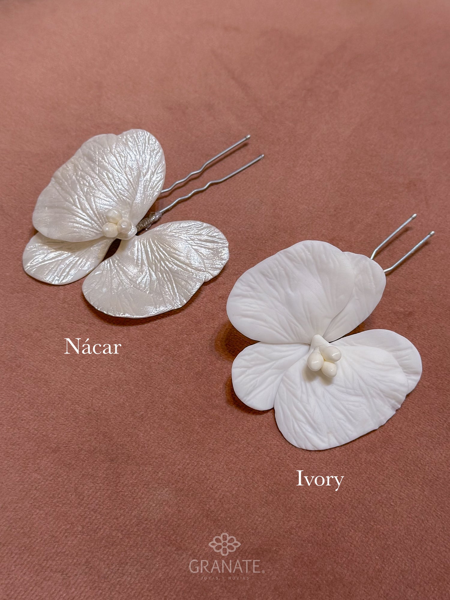 Set Horquillas Orquídeas