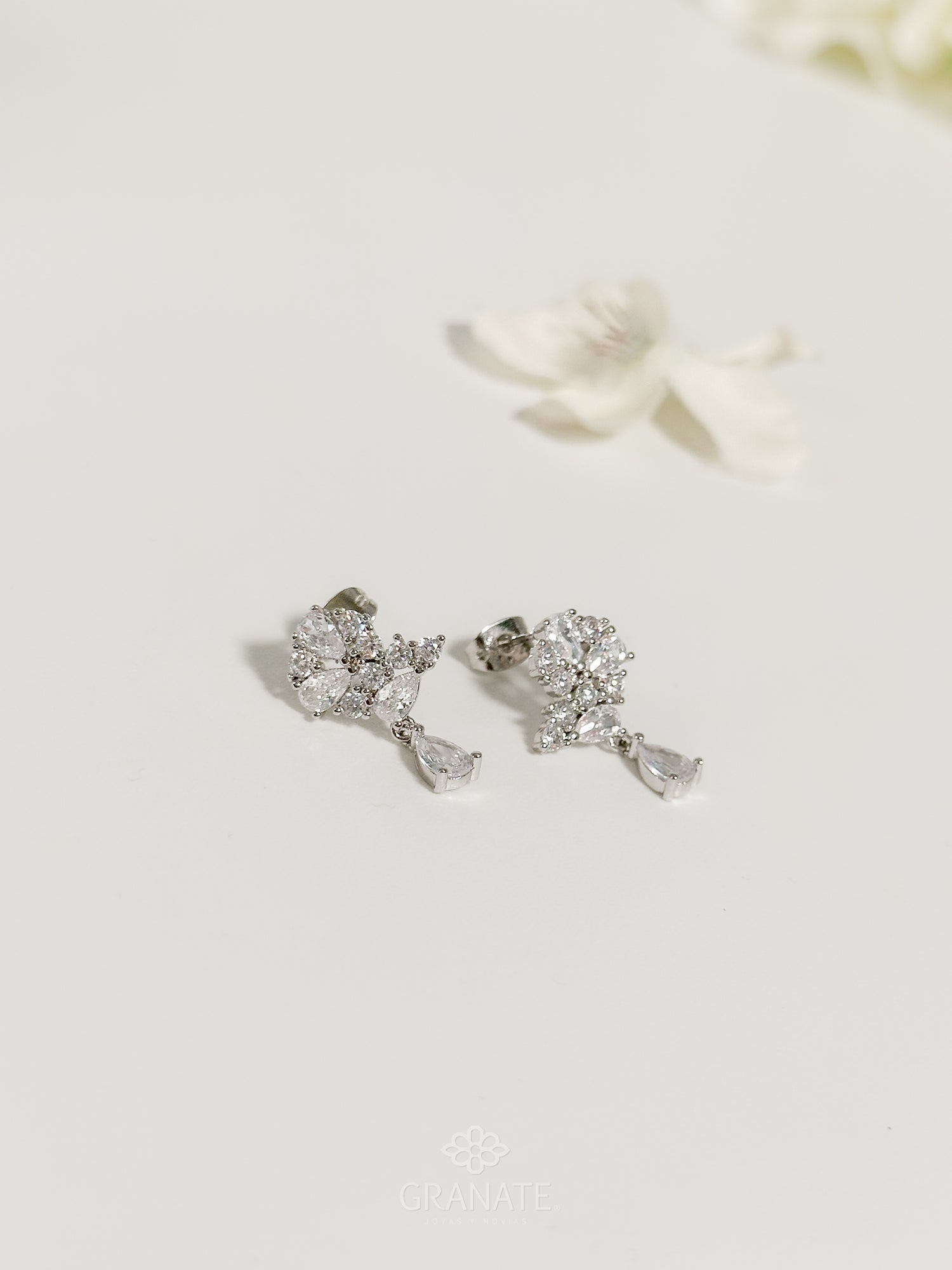 Aretes Mix de Gotas Zirconias