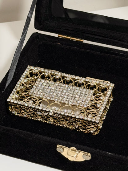 Estuche Arras Aros Contorno - Dorado