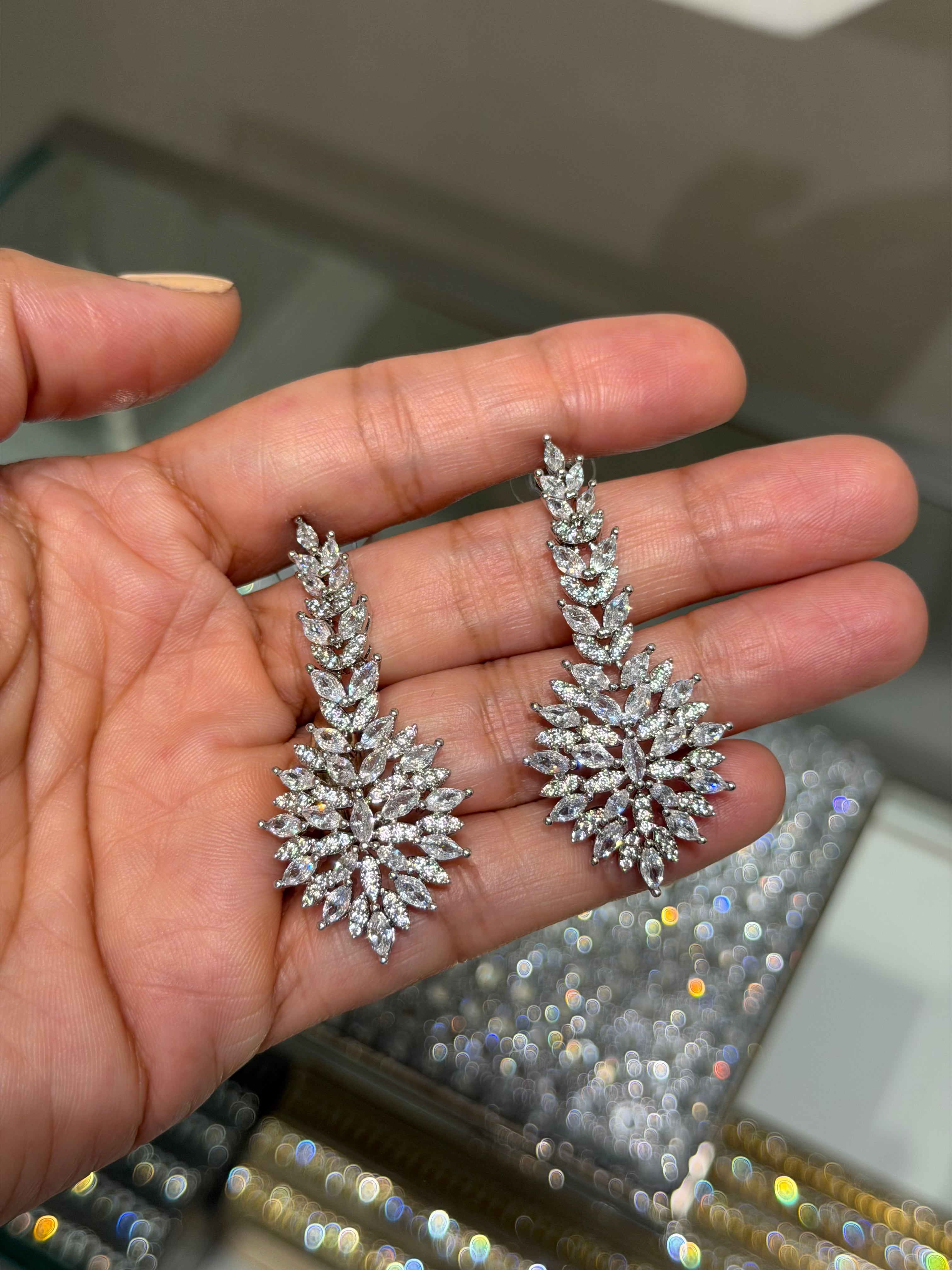 Aretes Marquises y Pavé