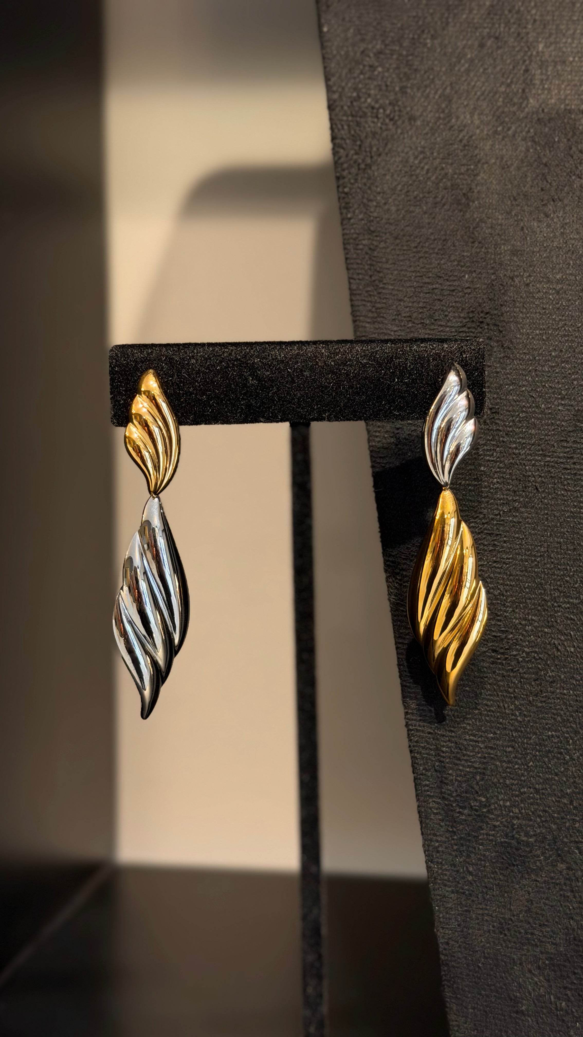 Aretes Chantillí Bicolor
