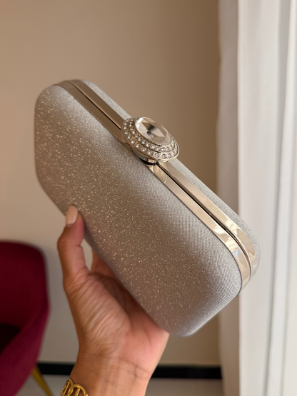 Bolso Joya Oval - Plateada