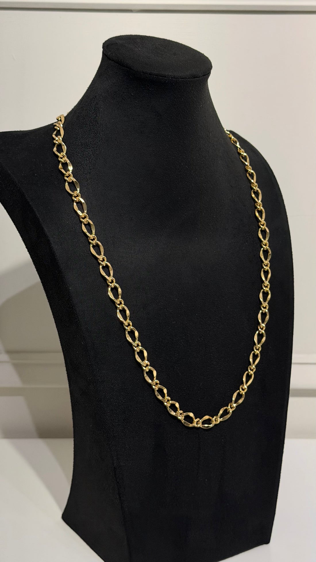 Collar Largo Rombos Eslabones