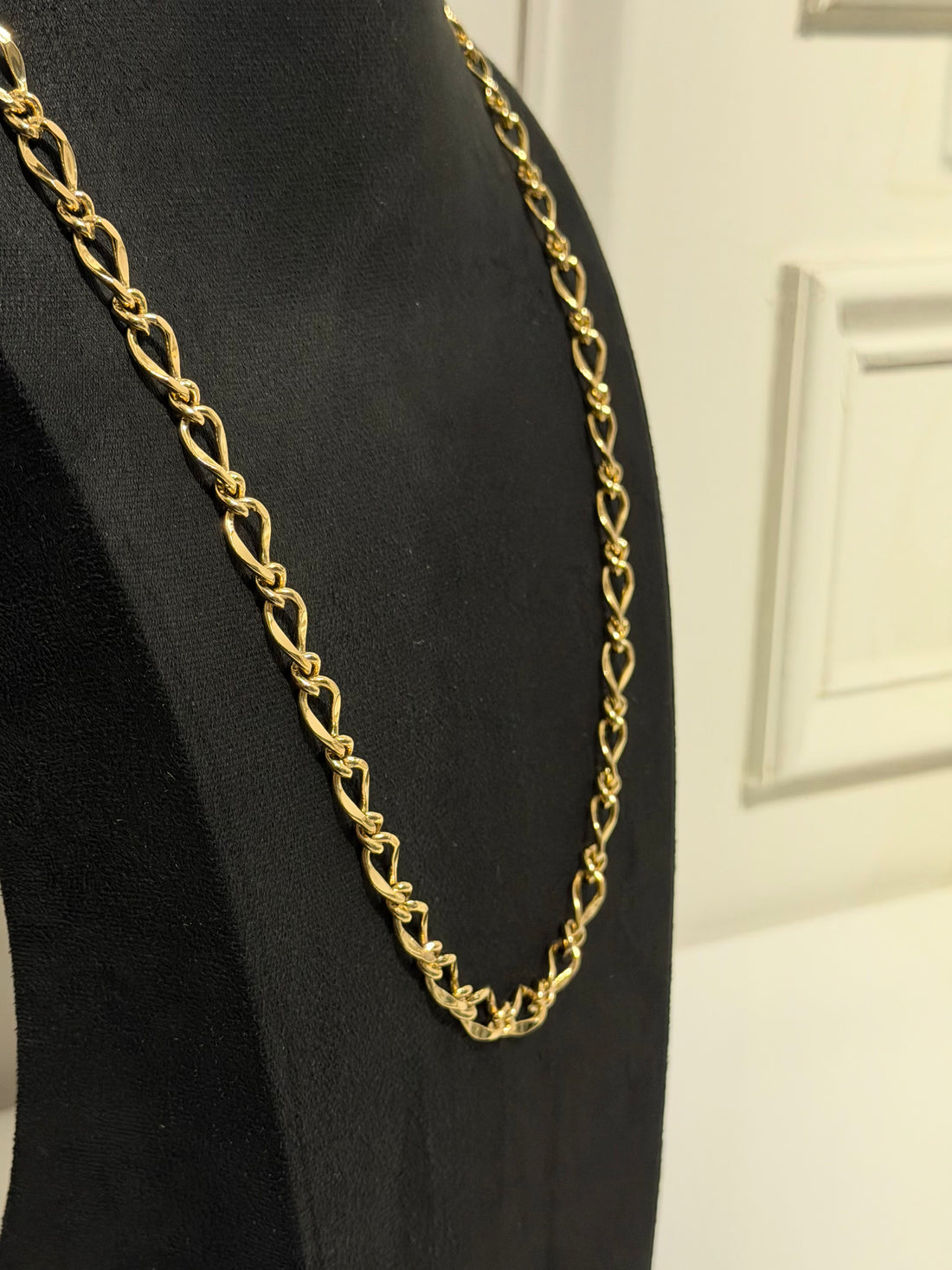 Collar Largo Rombos Eslabones