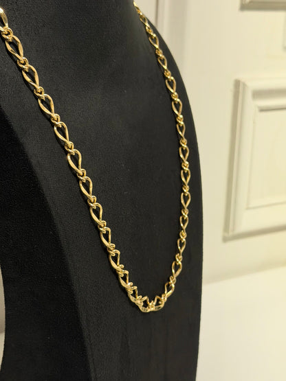 Collar Largo Rombos Eslabones