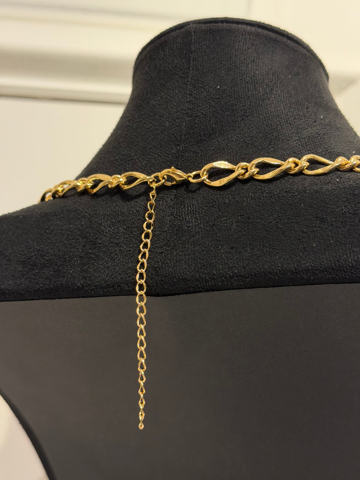 Collar Largo Rombos Eslabones