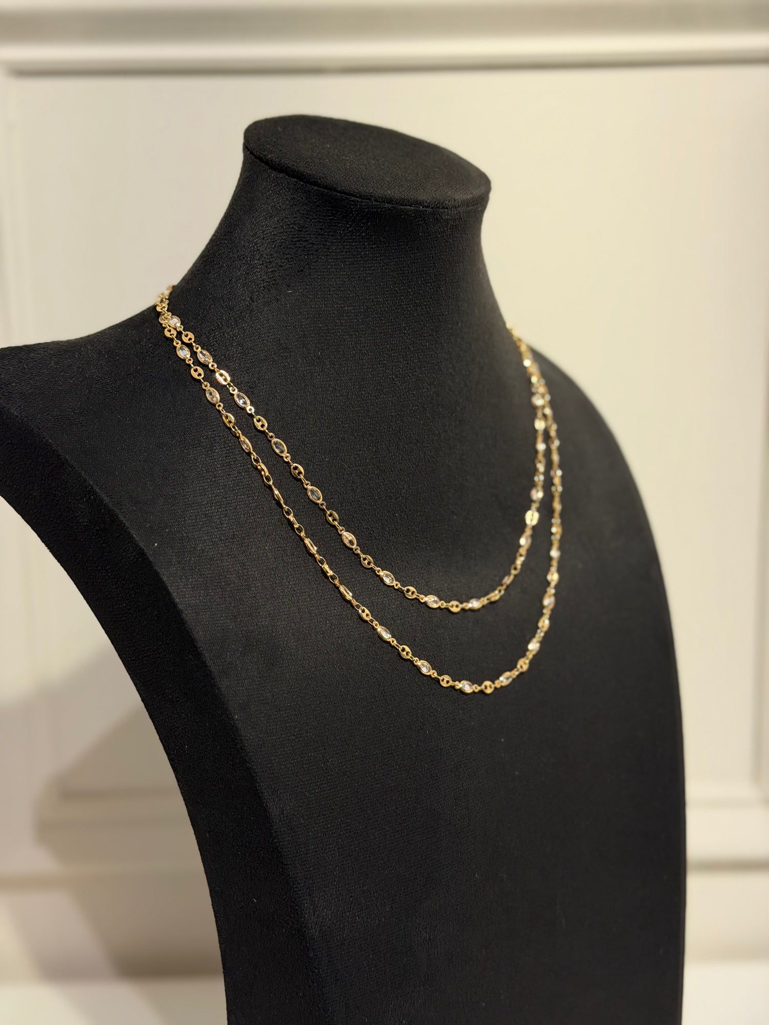 Collar Doble Capa Chanel