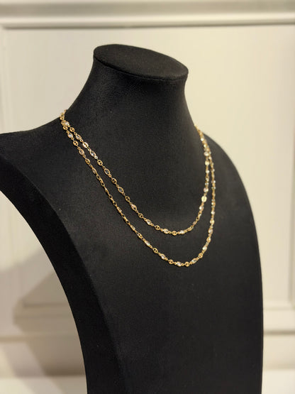Collar Doble Capa Chanel