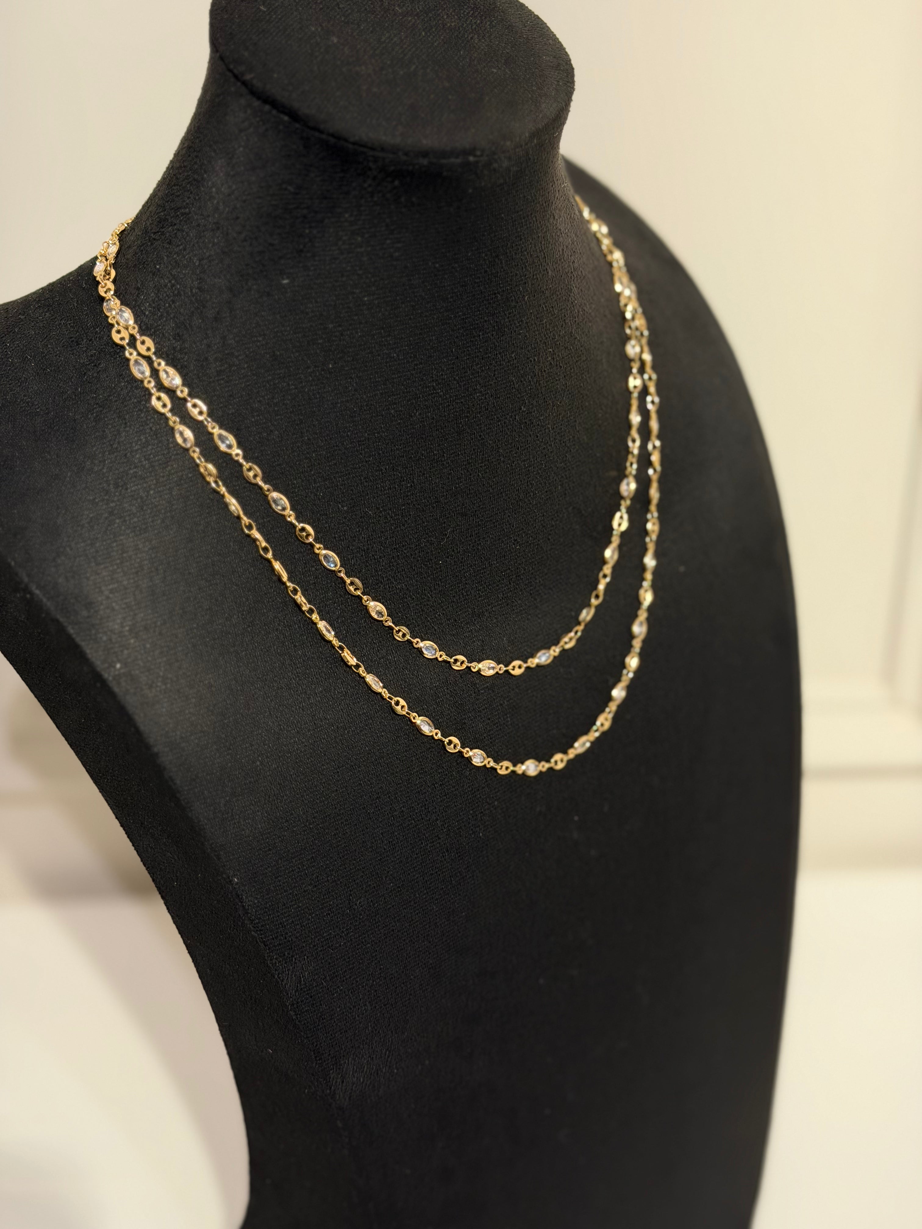 Collar Doble Capa Chanel