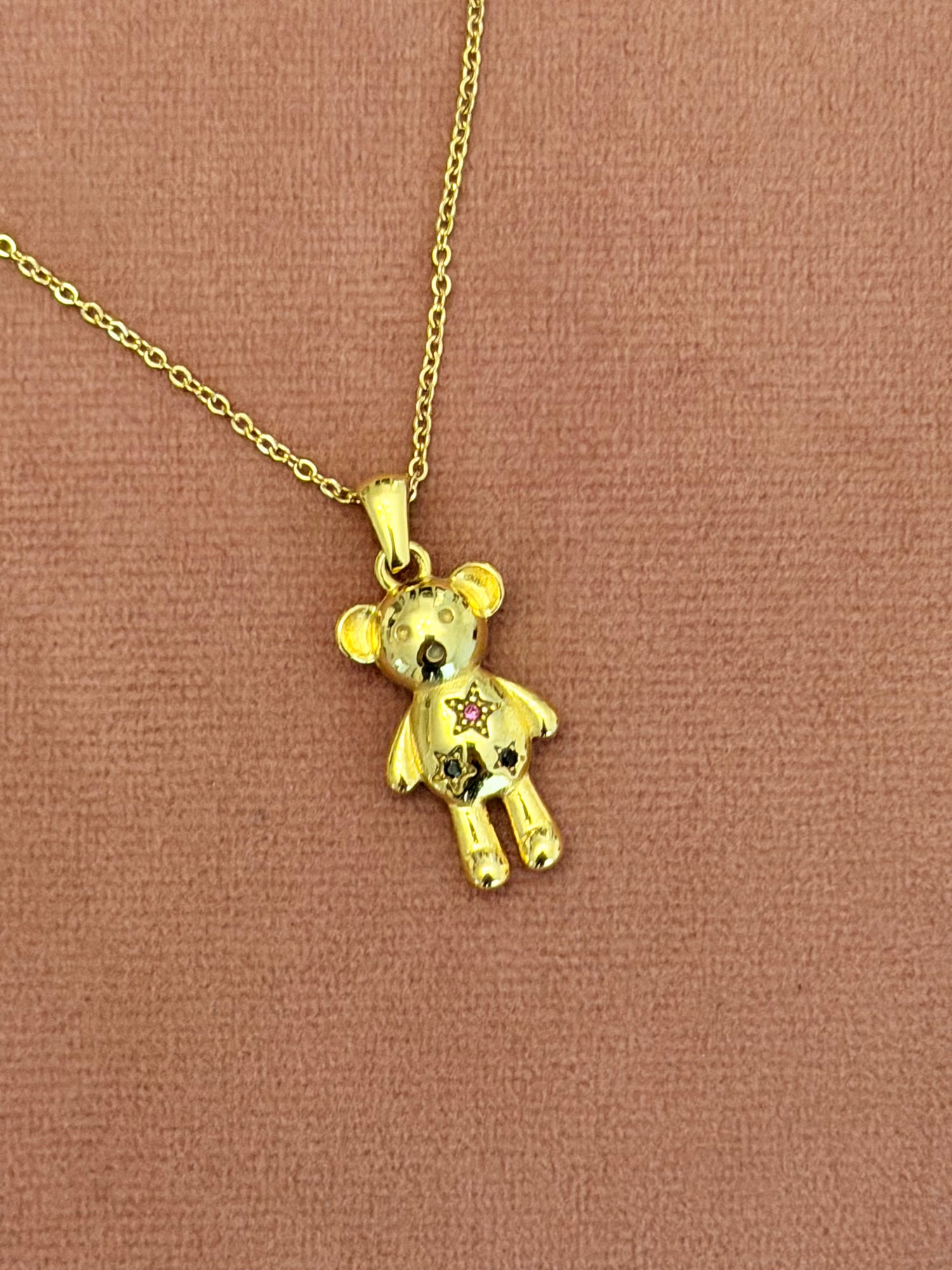 Collar Oso Cristales