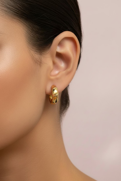 Aretes Ondulados Chico