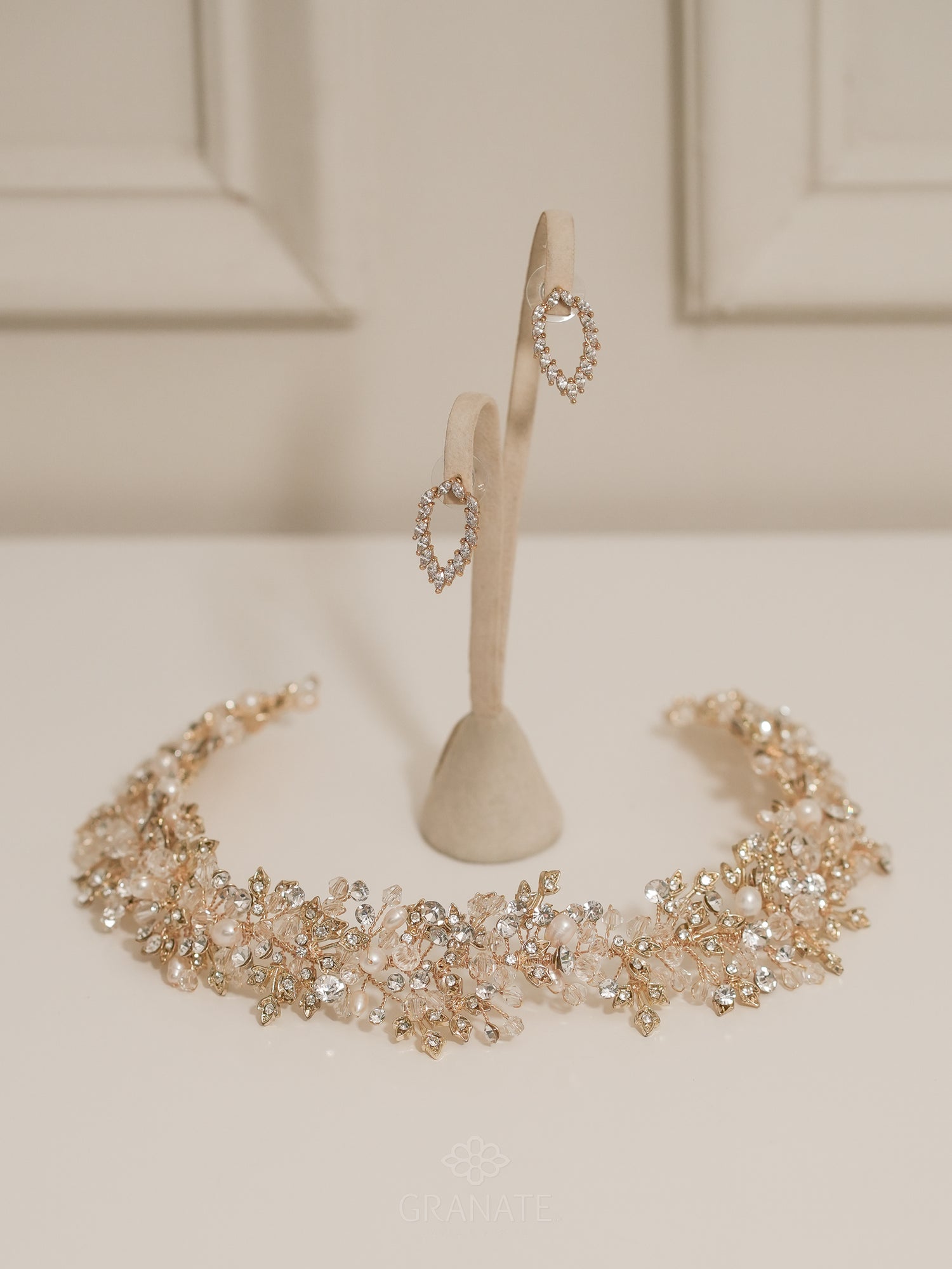 Aretes Espiga - Dorado