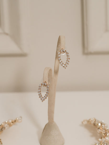 Aretes Espiga - Dorado
